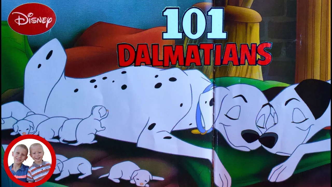 Disney 101 DALMATIANS. Kids books read aloud with Mike and Jake