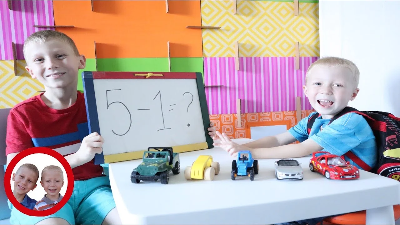 Learn Math Using Cars with Mike and Jake 