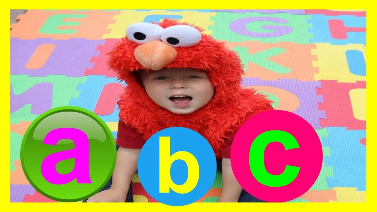 Elmo sings Alphabet Song !!! ABC song with Elmo Mike:) 
