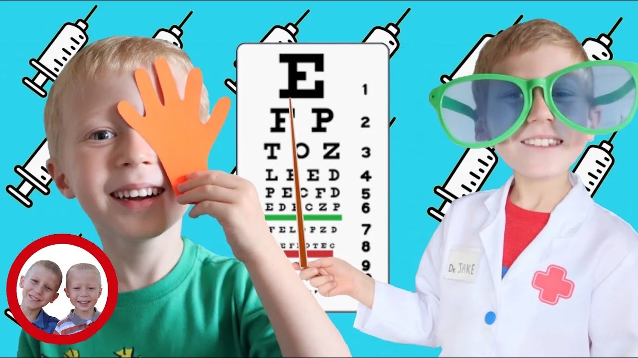Doctor Set Toys | Too Much Sunlight |  Mike and Jake Pretend Play