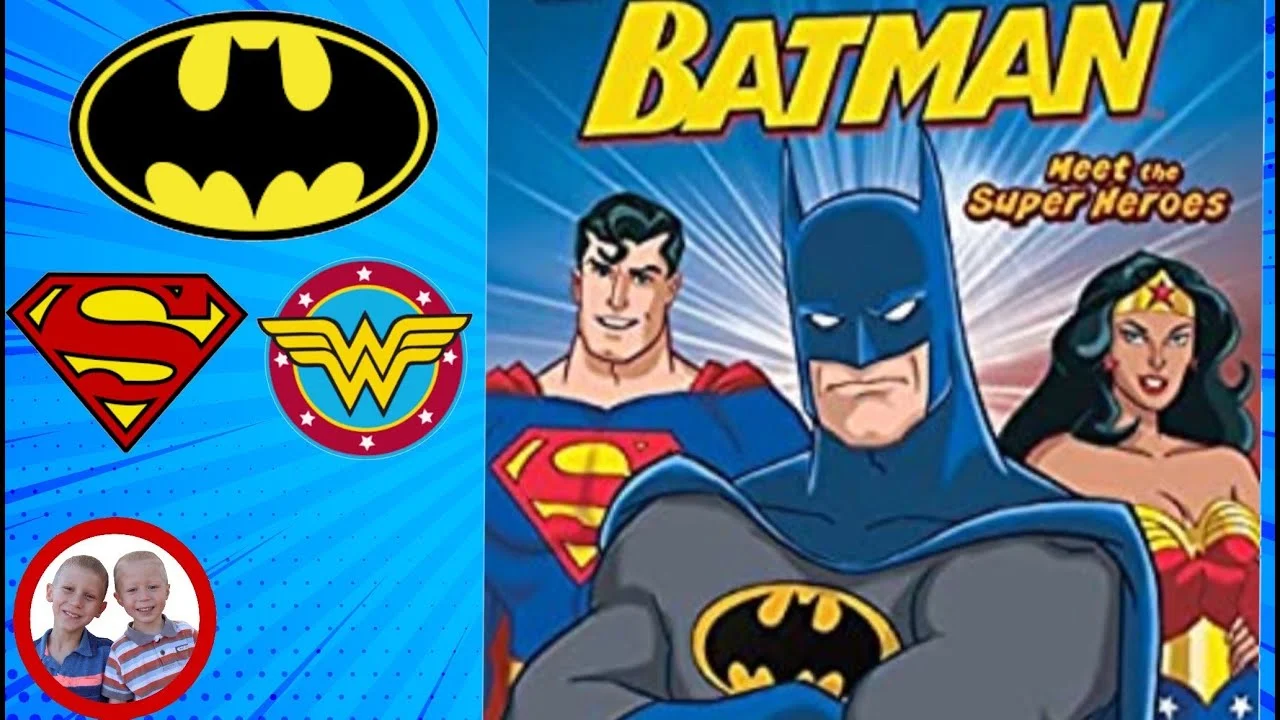 BATMAN!  Meet the Super Heroes. Story time Mike and Jake  thumbnail