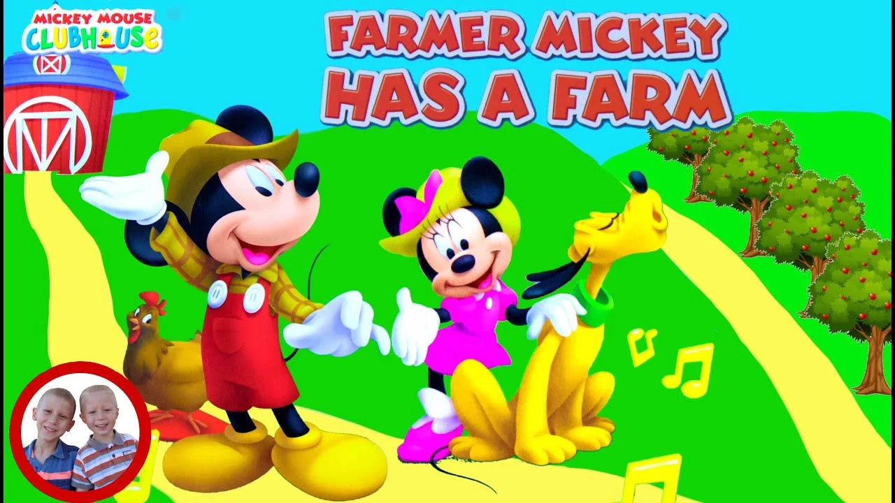 Disney Mickey Mouse Clubhouse  - FARMER MICKEY HAS A FARM. Kids books read aloud with Mike and Jake thumbnail