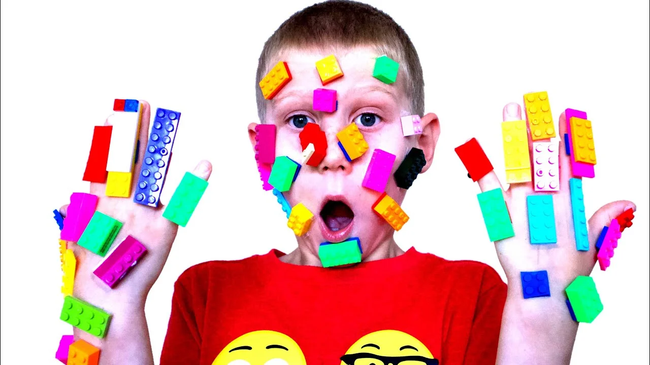 LEGO HANDS! Learn why you should cleanup after play! Mike and Jake pretend play 