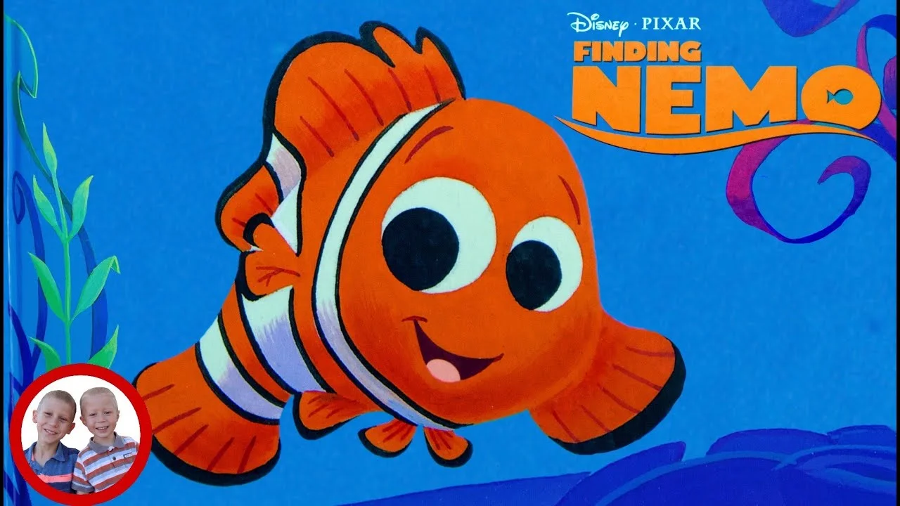 Disney Pixar FINDING NEMO. Story time for children with Mike and Jake