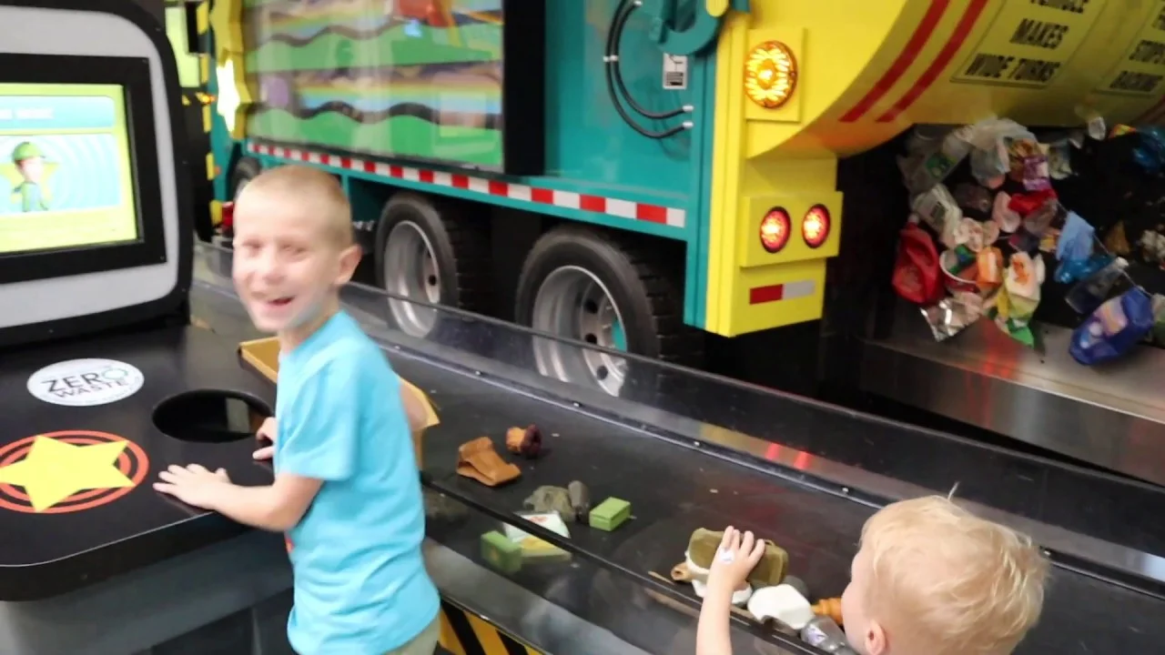 Garbage Truck and Recycling Center at Discovery Cube 