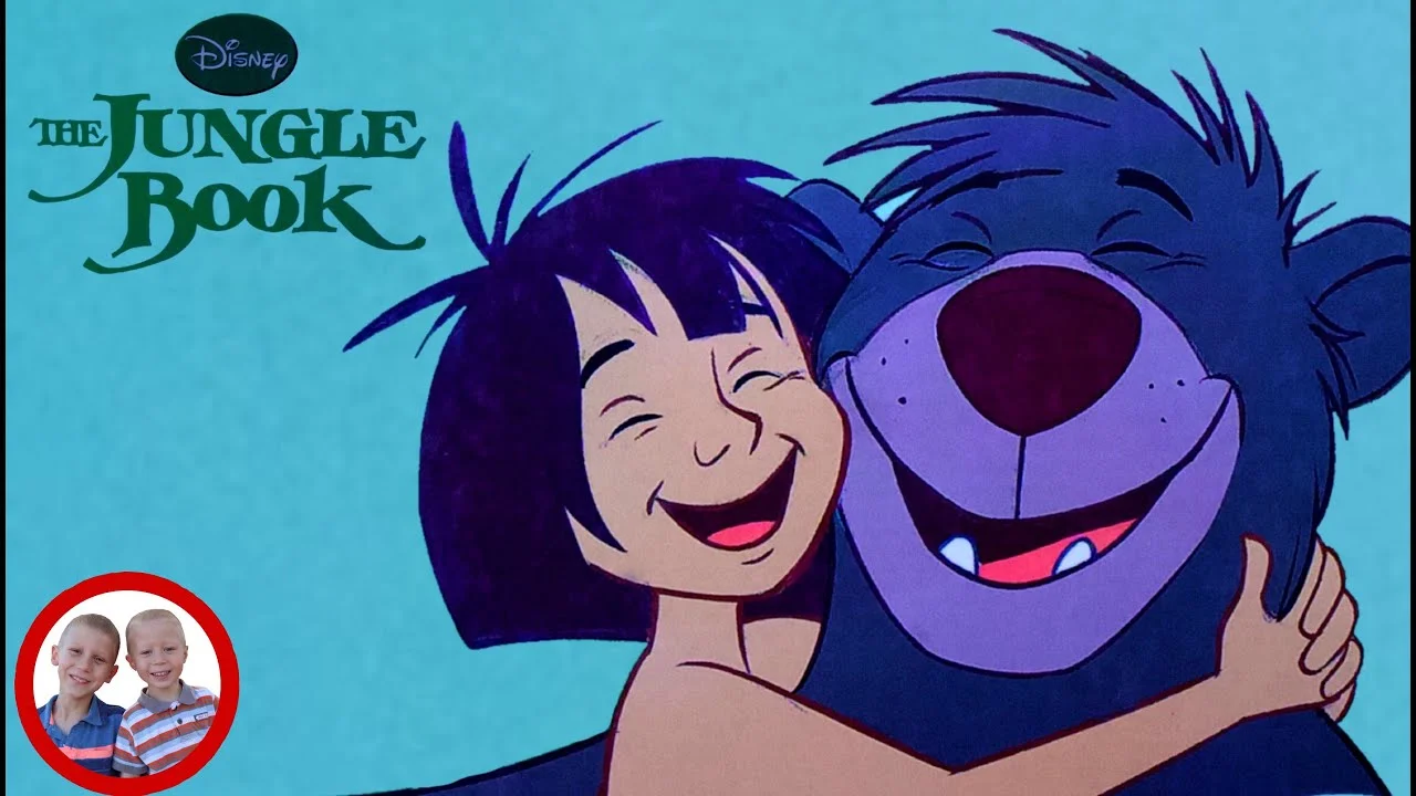 Disney THE JUNGLE BOOK. Kids books read aloud with Mike and Jake