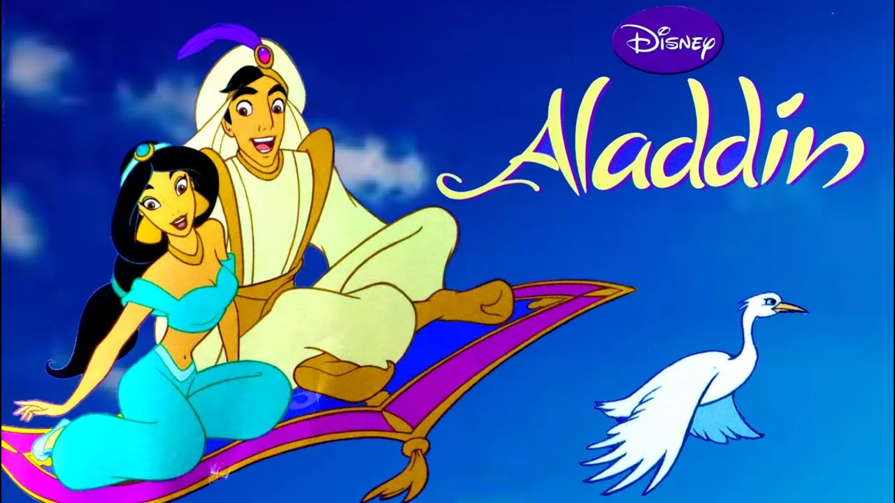 Disney ALADDIN. Kids books read aloud with Mike and Jake