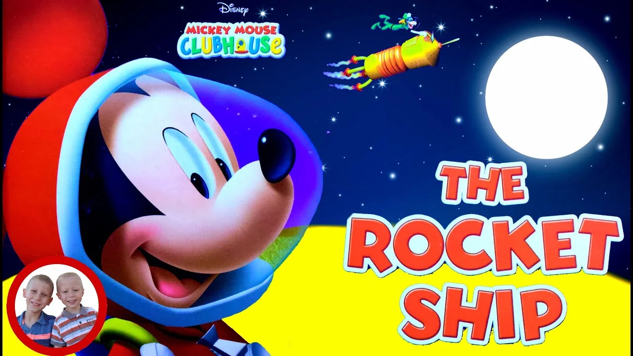 Disney Mickey Mouse Clubhouse - THE ROCKET SHIP | Kids books read aloud with Mike & Jake thumbnail