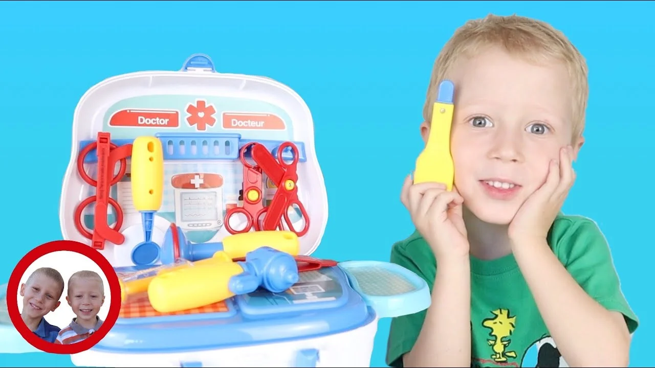 Doctor set toys ! Ambulance doctor toys unboxing 