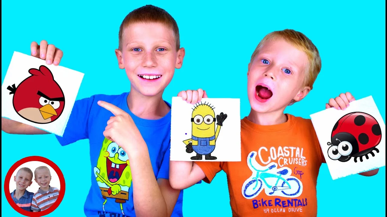 Magic Paper Towel Art!  Easy Science Experiment for kids 