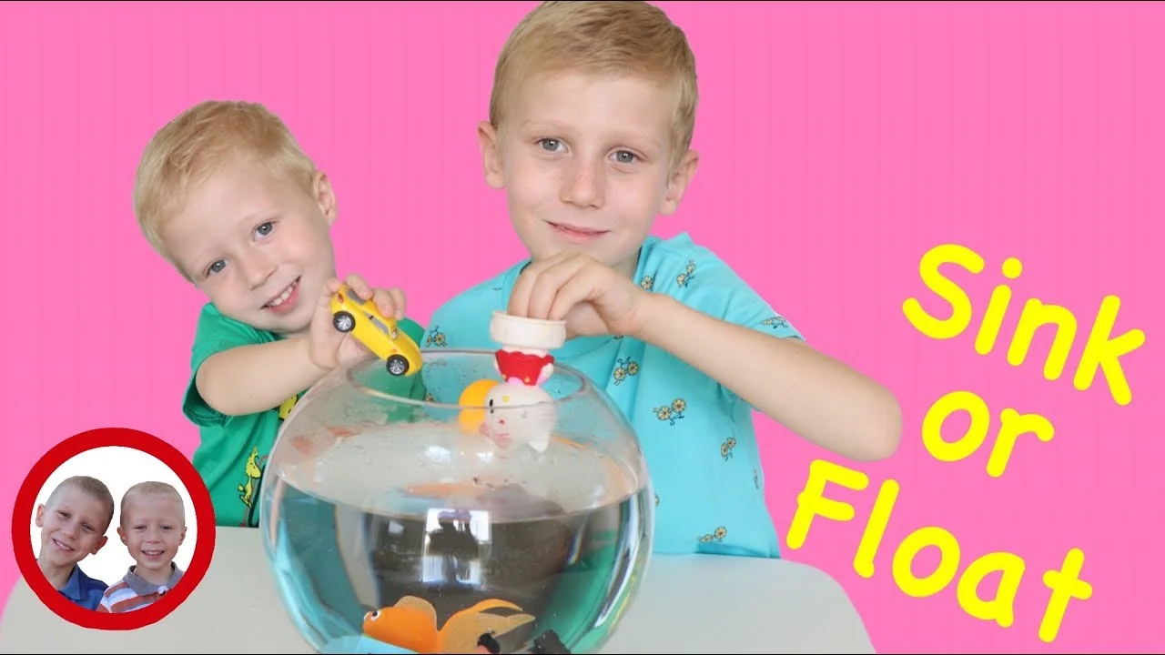 Sink or Float! Fun Science Experiment for kids with Toys